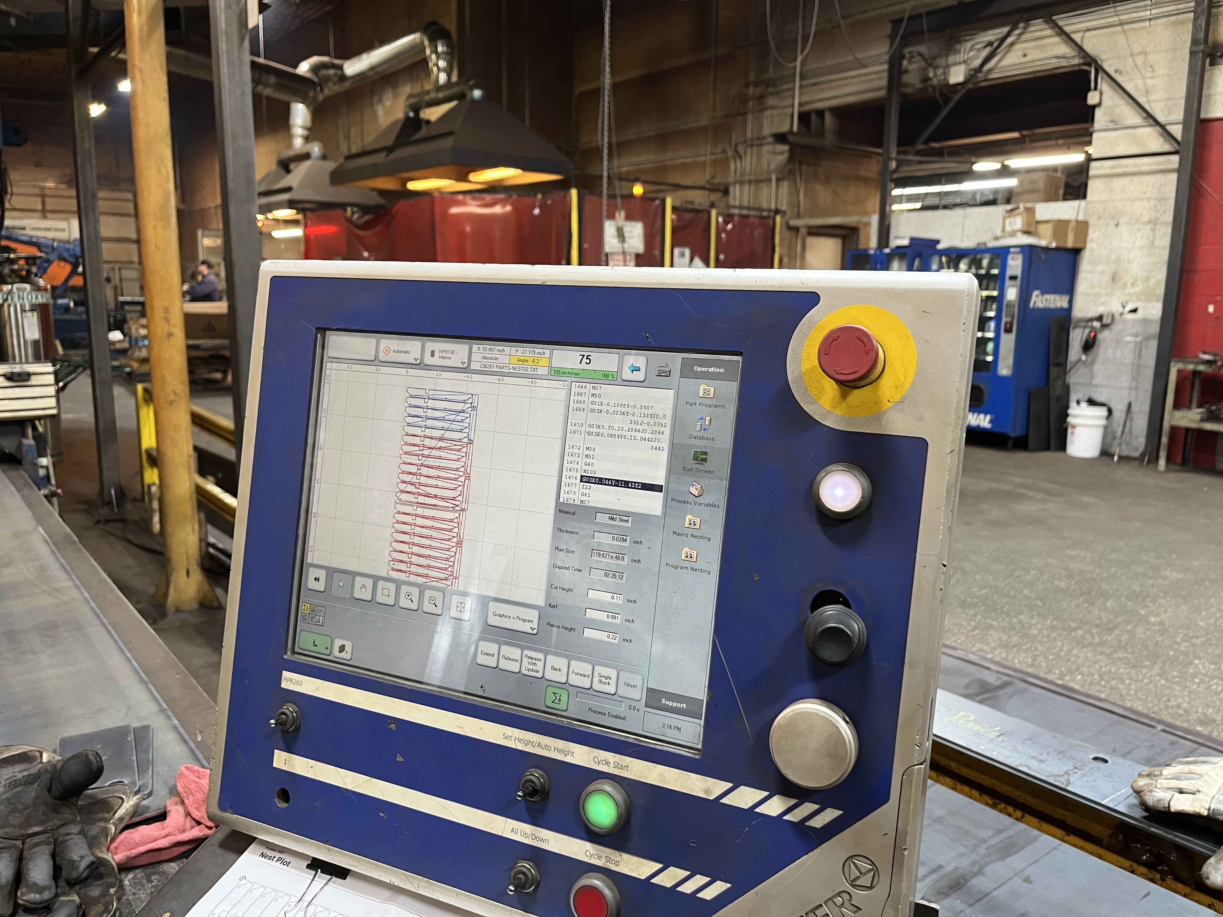 6' X 12' Messer Metalmaster Plus  Plasma Cutting System    